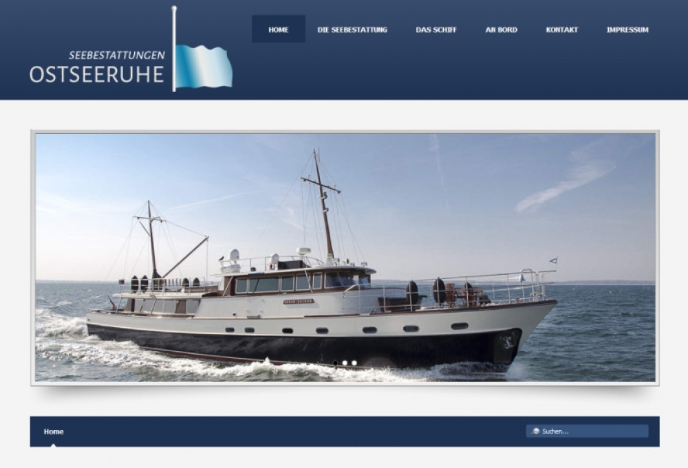 Neue Homepage Seebestattungen Ostseeruhe