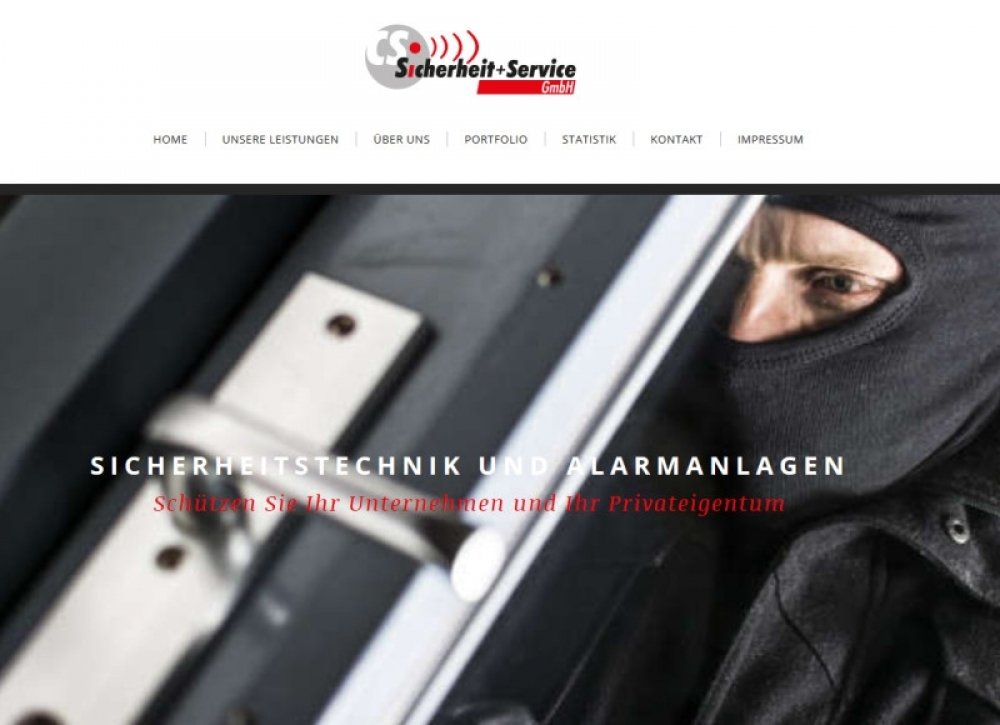 Neu Homepage CS Sicherheit + Service GmbH